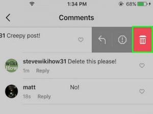 Instagram的评论怎么删除